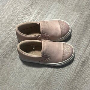Kids Pink Slip-On Shoes